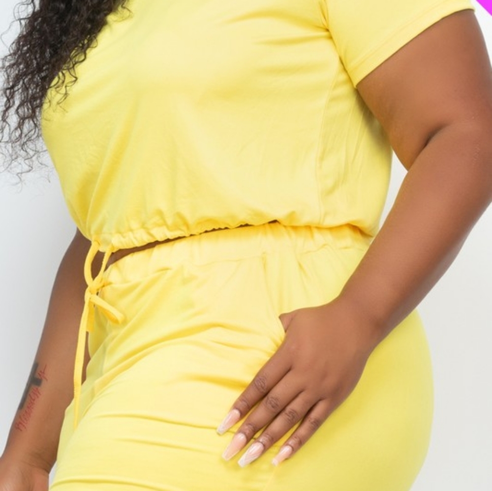 Crop Top Short Set - Picture 4 of 5